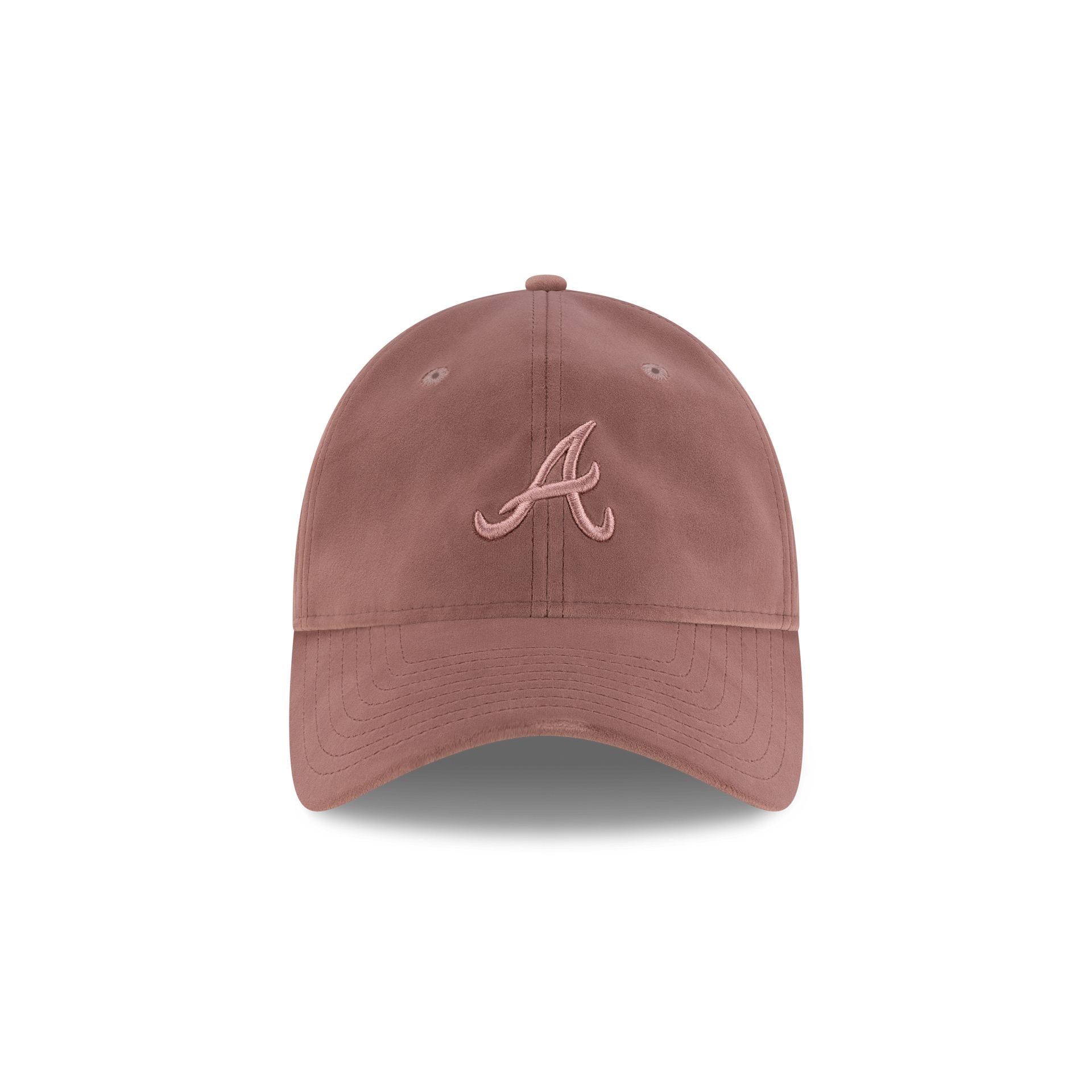 Atlanta Braves Pink Velour 9TWENTY Adjustable Hat