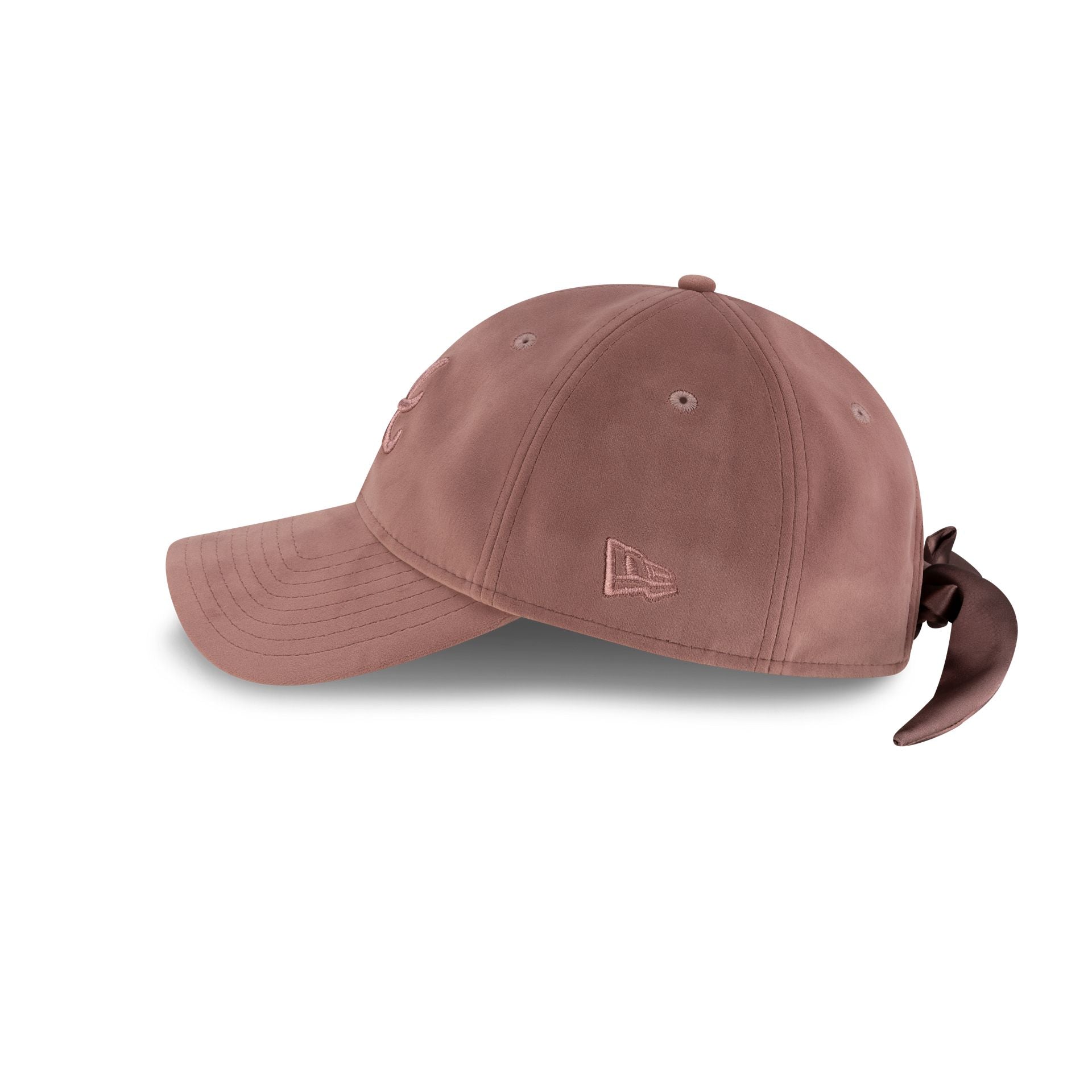 Atlanta Braves Pink Velour 9TWENTY Adjustable Hat