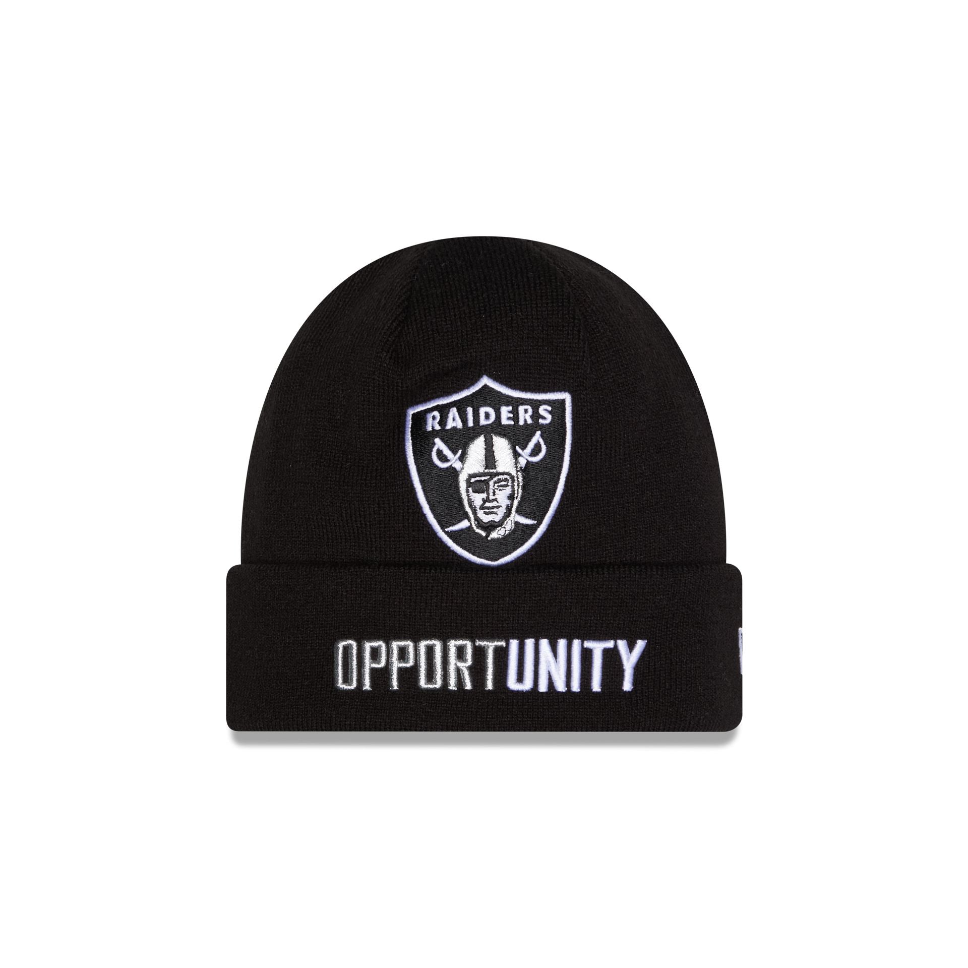 Las Vegas Raiders 2025 Inspire Change Beanie Hat